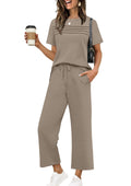 Wide-Leg Pants Matching Set