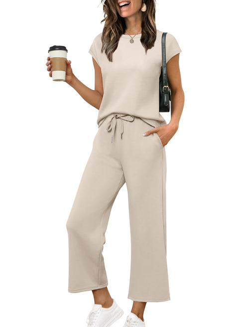 Cap Sleeve Top and Shorts Set
