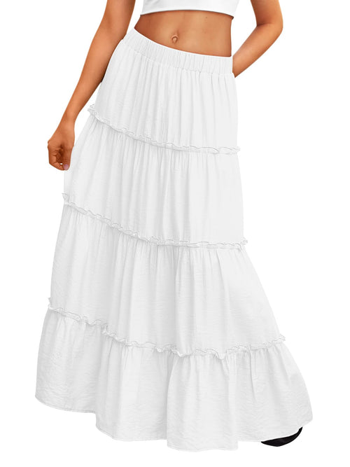 Boho Maxi Skirt with Pockets