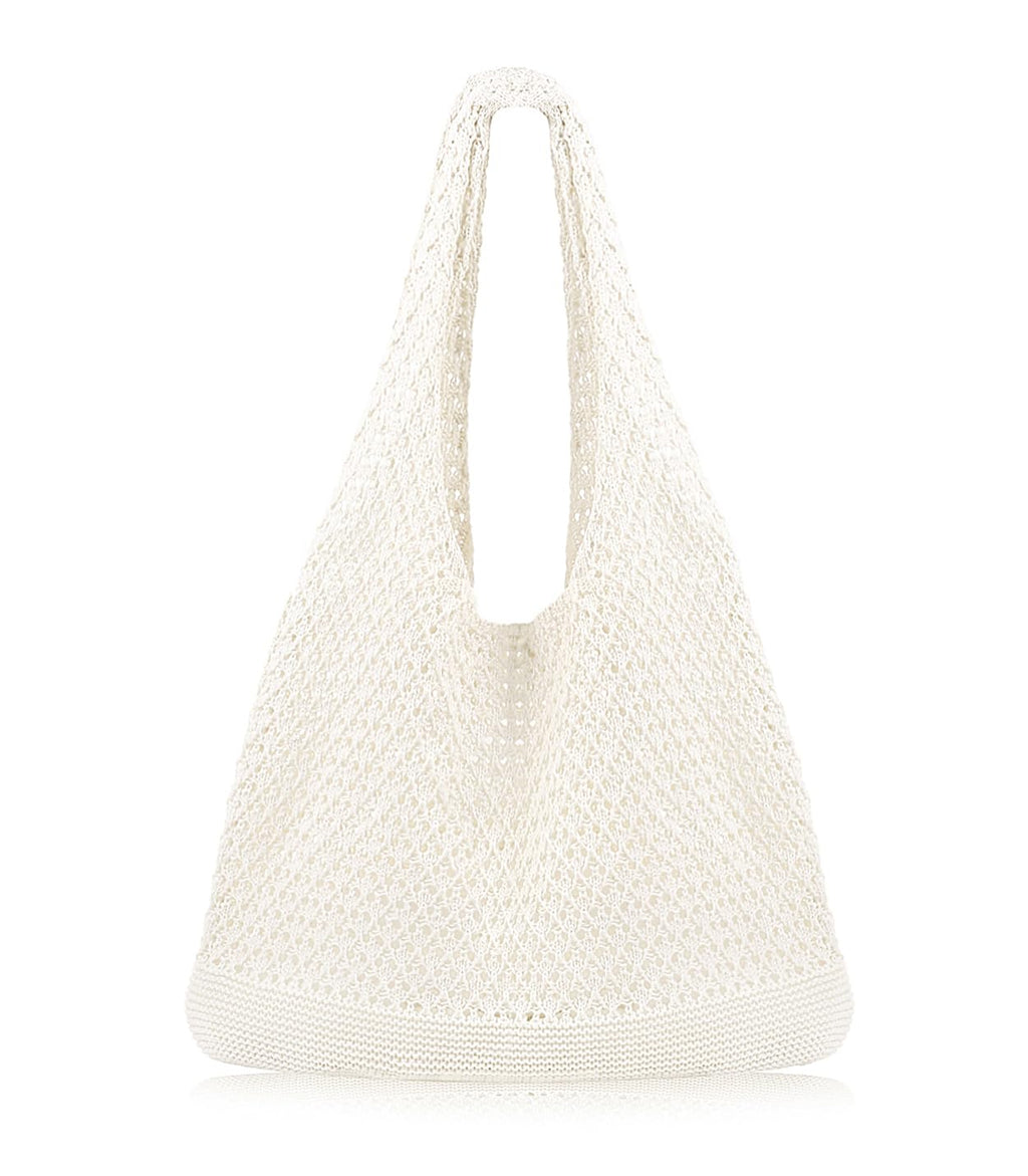 Crochet Mesh Beach Tote Bag