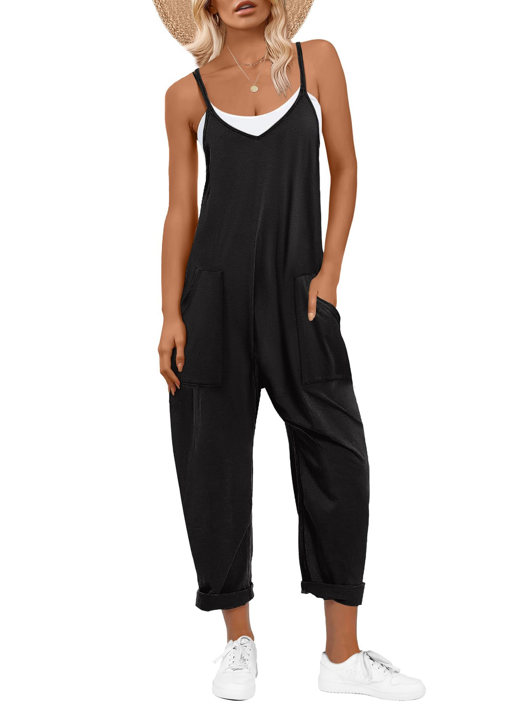 Sleeveless Vacation Jumpsuit