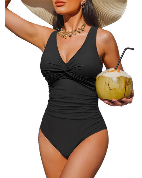Tummy Control One-Piece Swimsuit