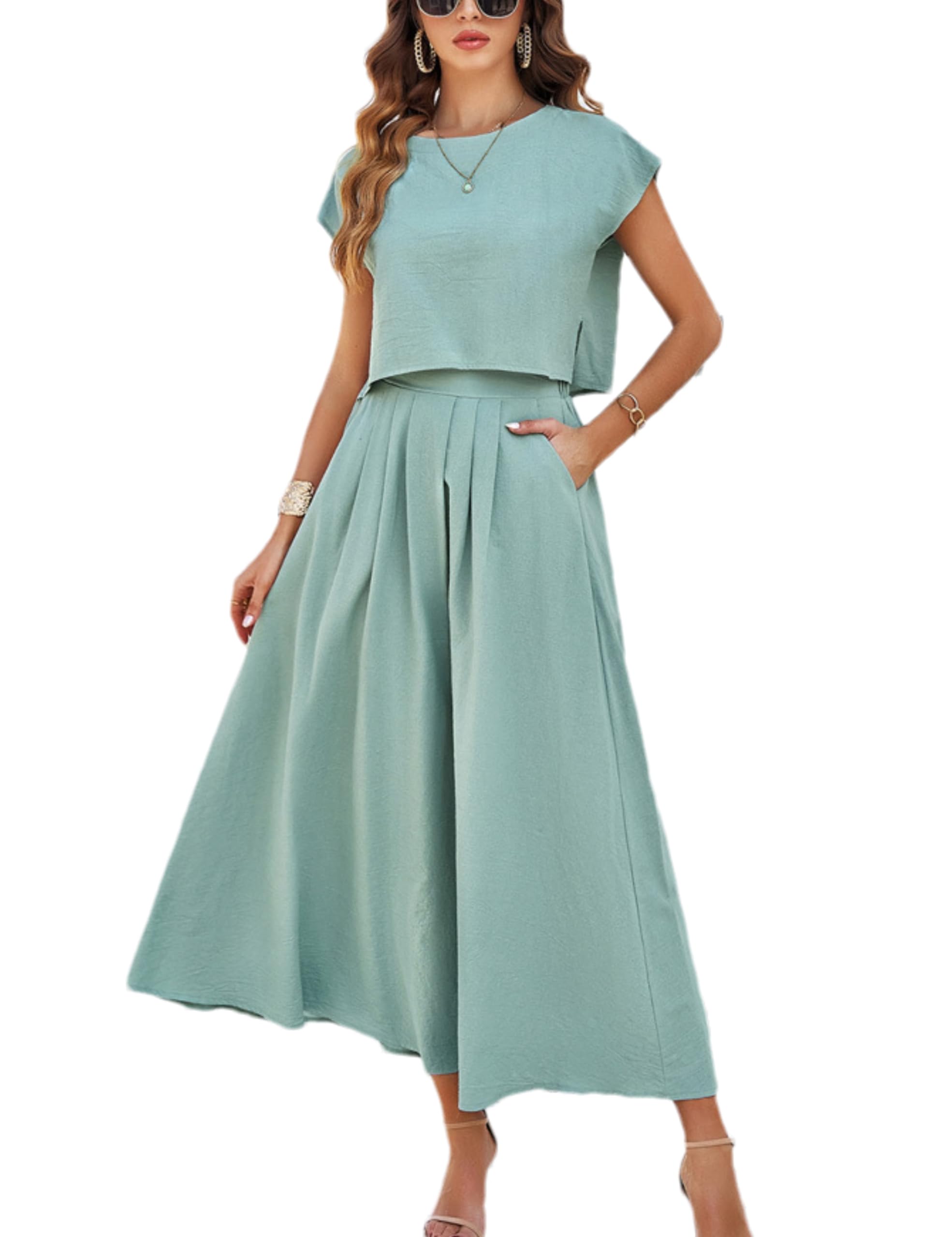 Top and Skirt Matching Set