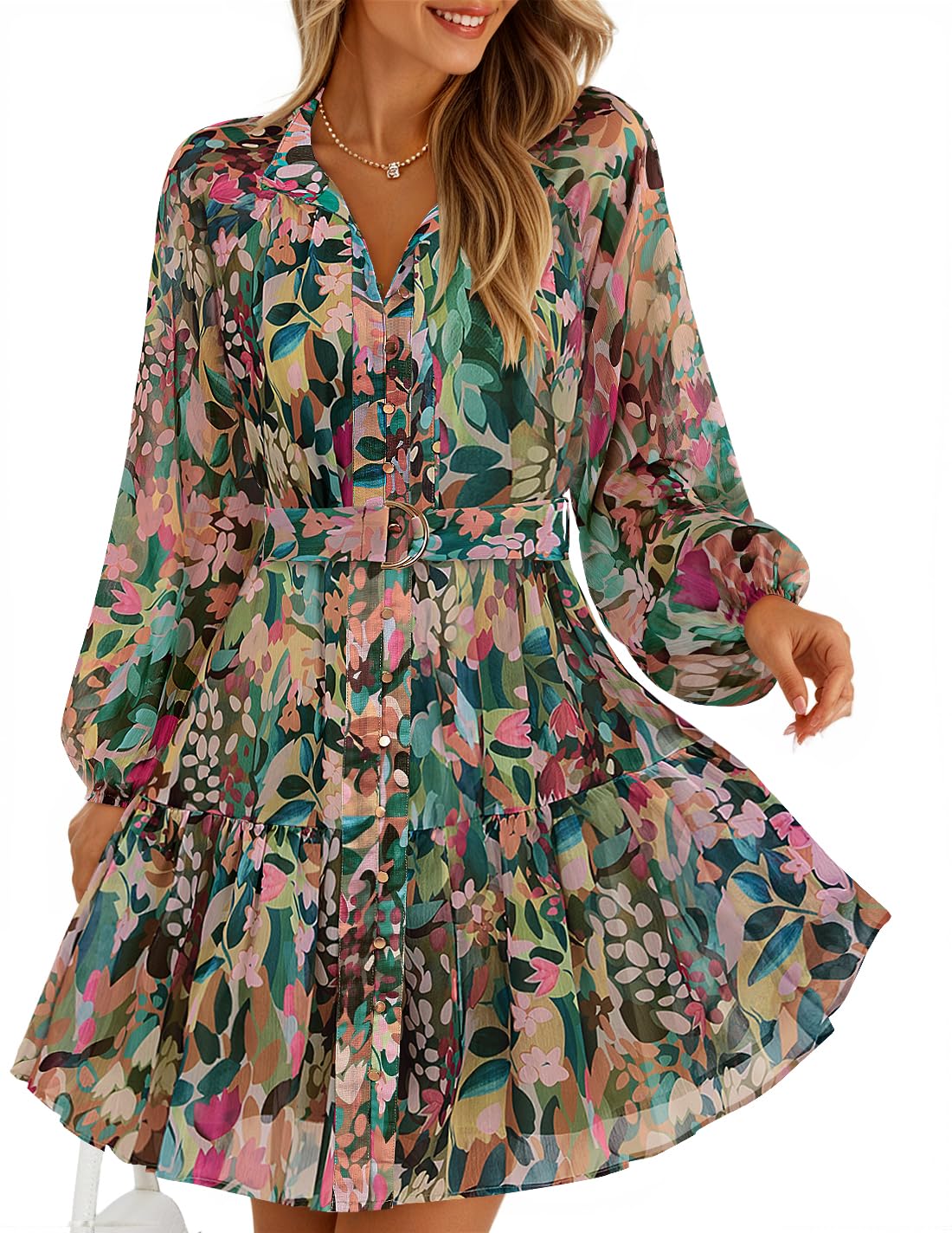Floral Mini Dress for Wedding Guests