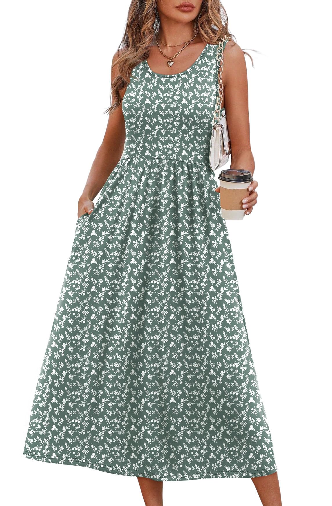 Midi Dress for Summer Vacation