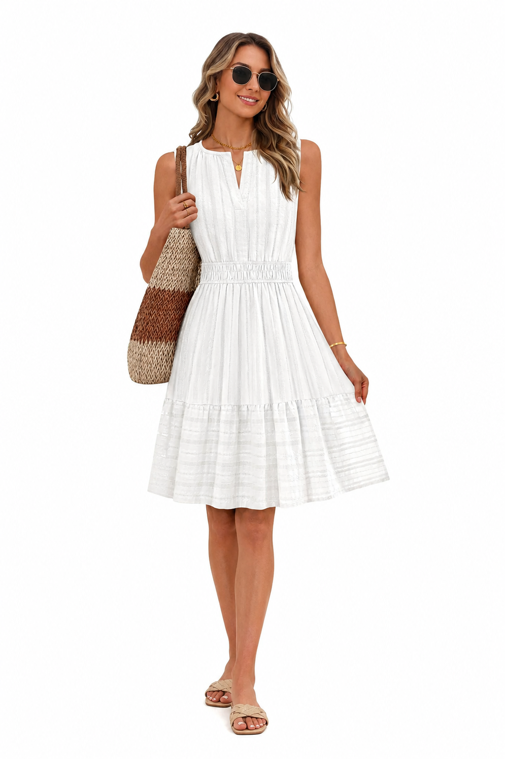 Mila V-Neck Mini Dress