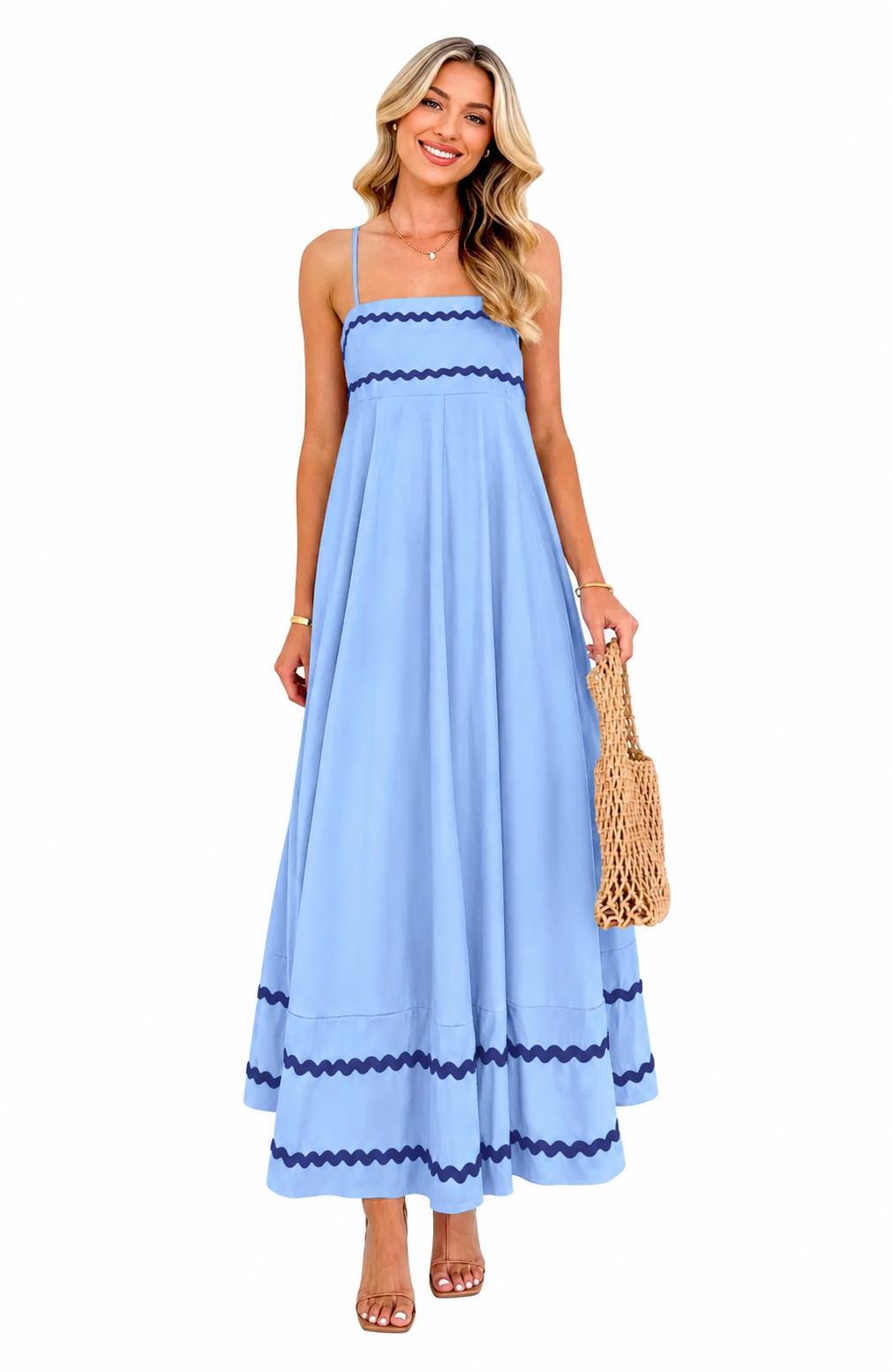 Amina Ruffle Maxi Dress