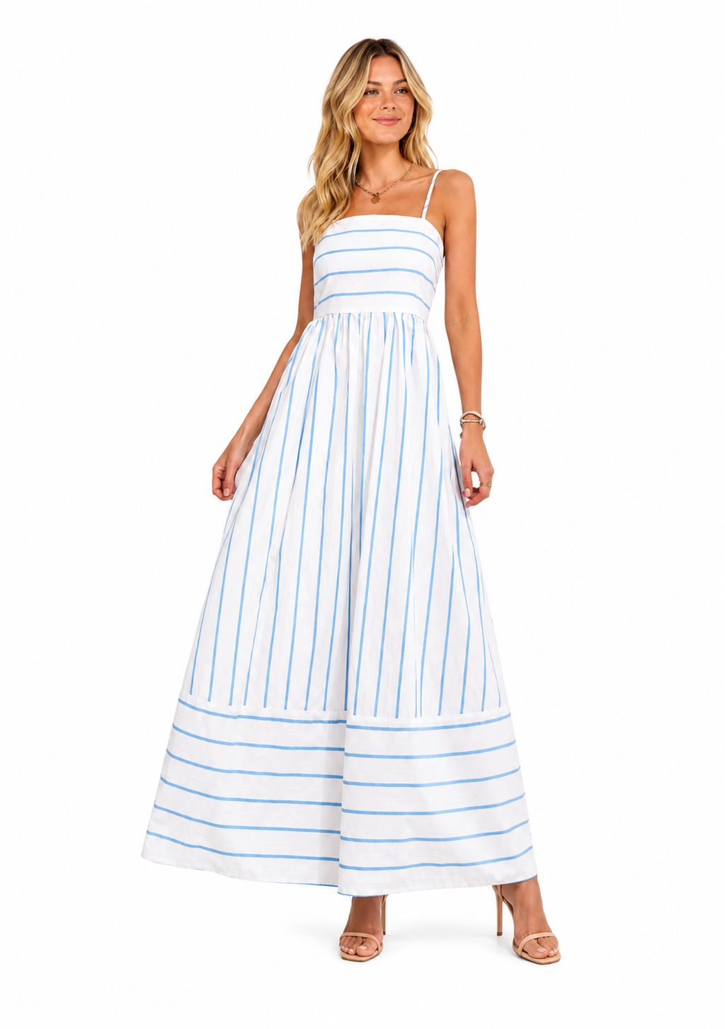 Yara Smocked Cutout Maxi Dress