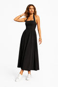 Gemma Strapless Halter Midi Dress