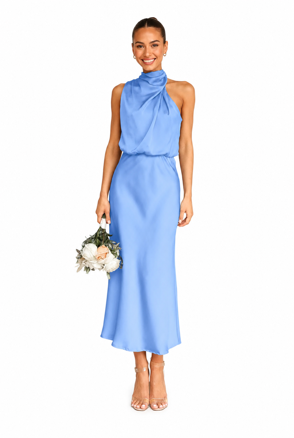 Ophelia Satin Maxi Dress