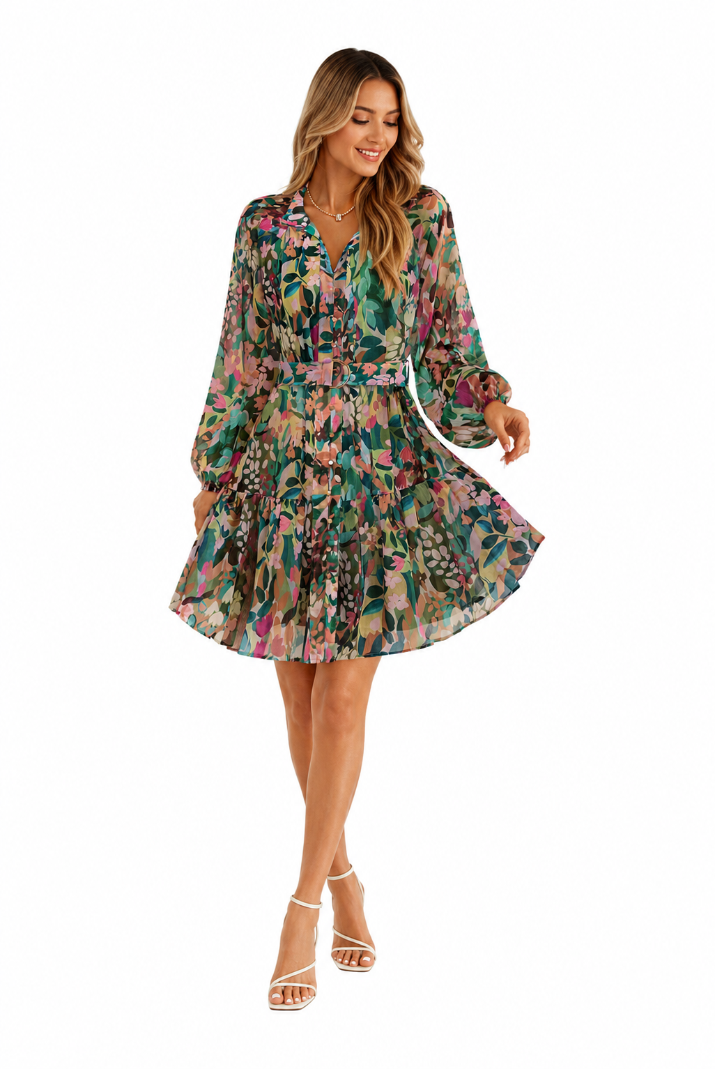 Thea Floral Mini Dress