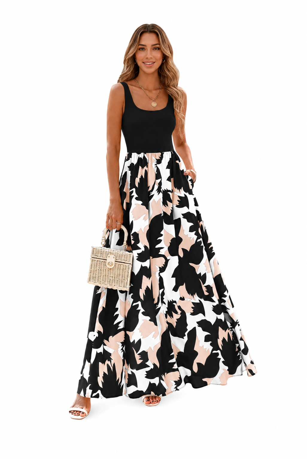 Josette Floral Boho Maxi Dress