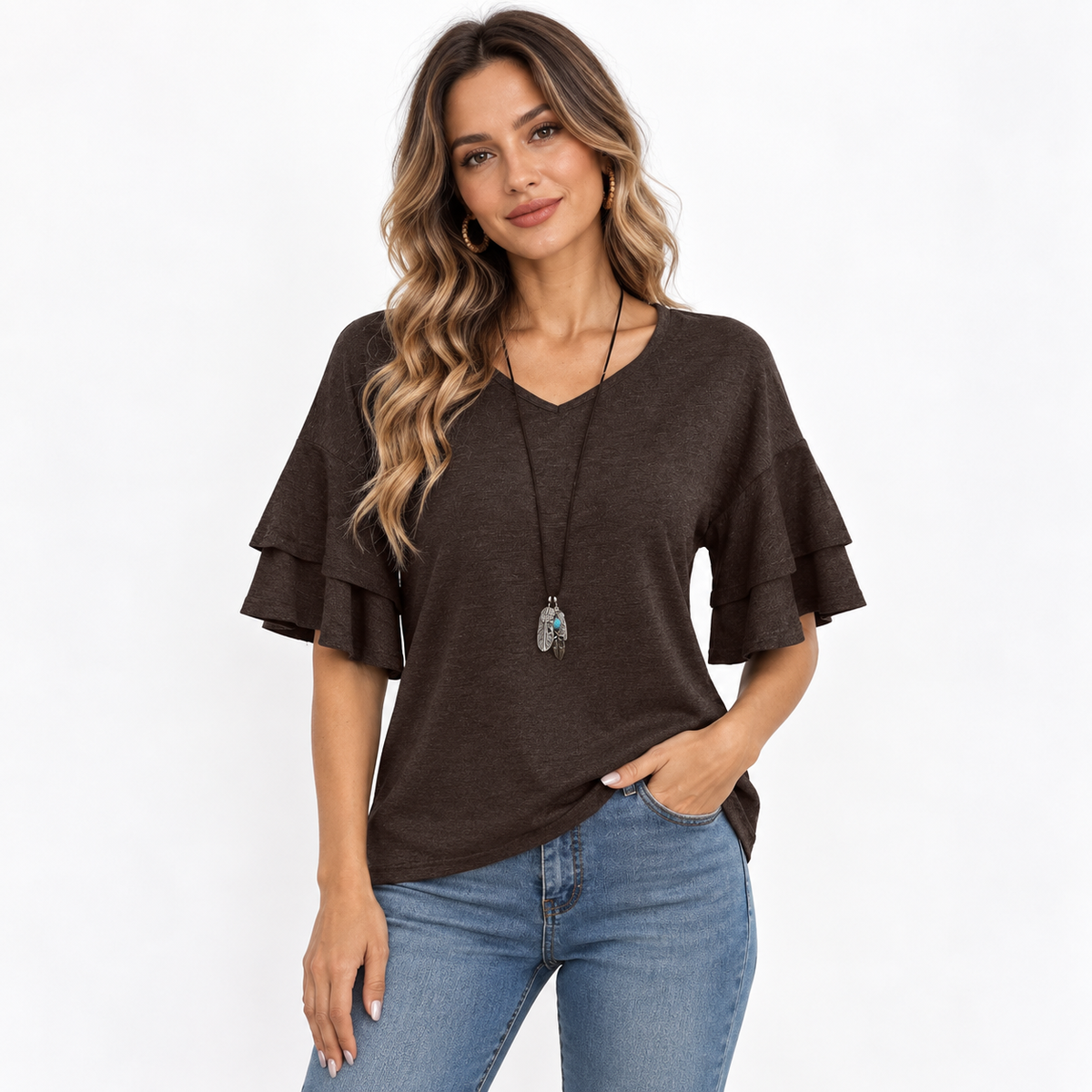 Noa V-Neck Blouse