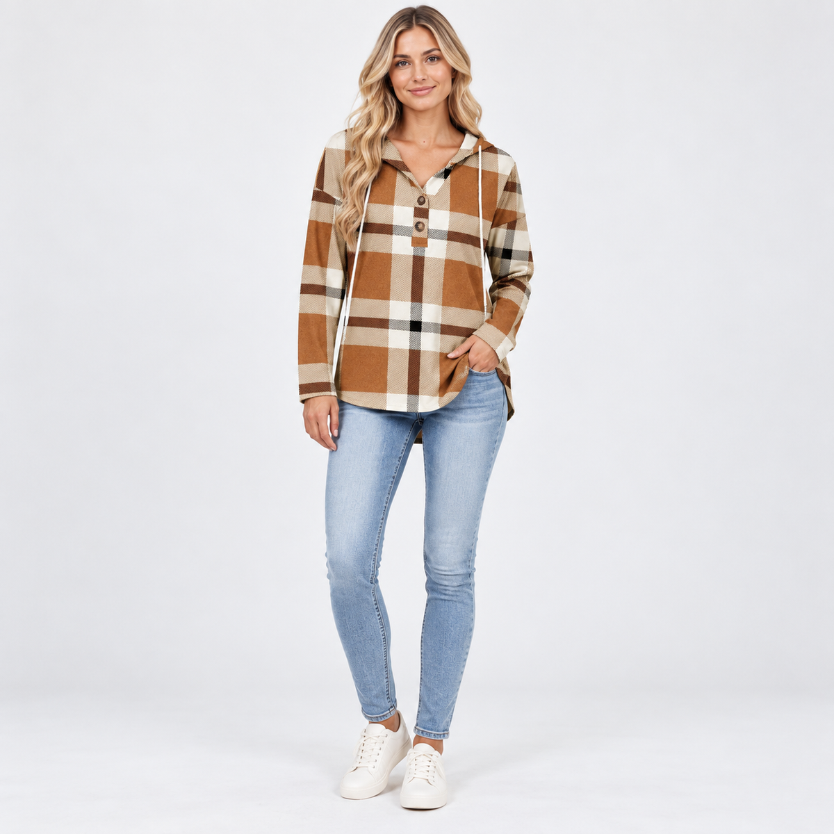 Nora V-Neck Sweatshirt