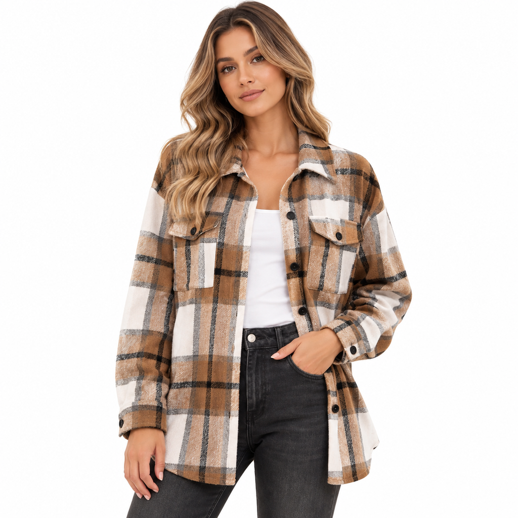 Monica Flannel Blouse