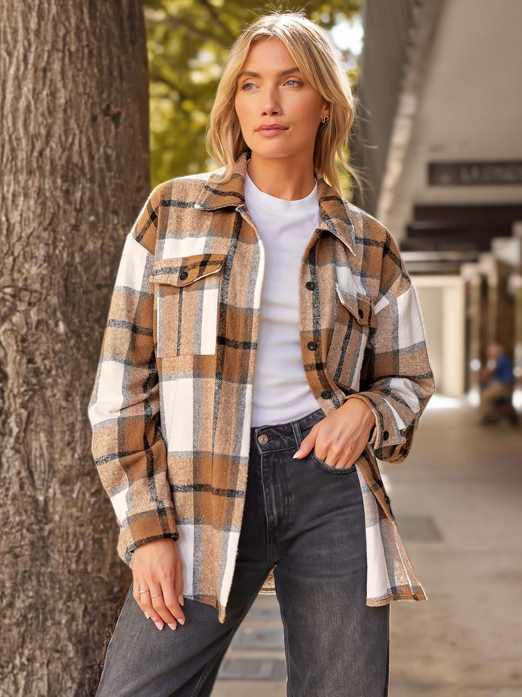 Monica Flannel Blouse
