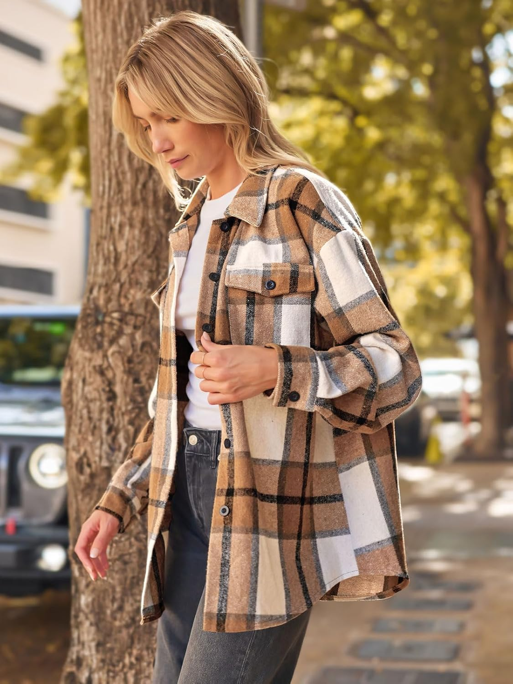 Monica Flannel Blouse