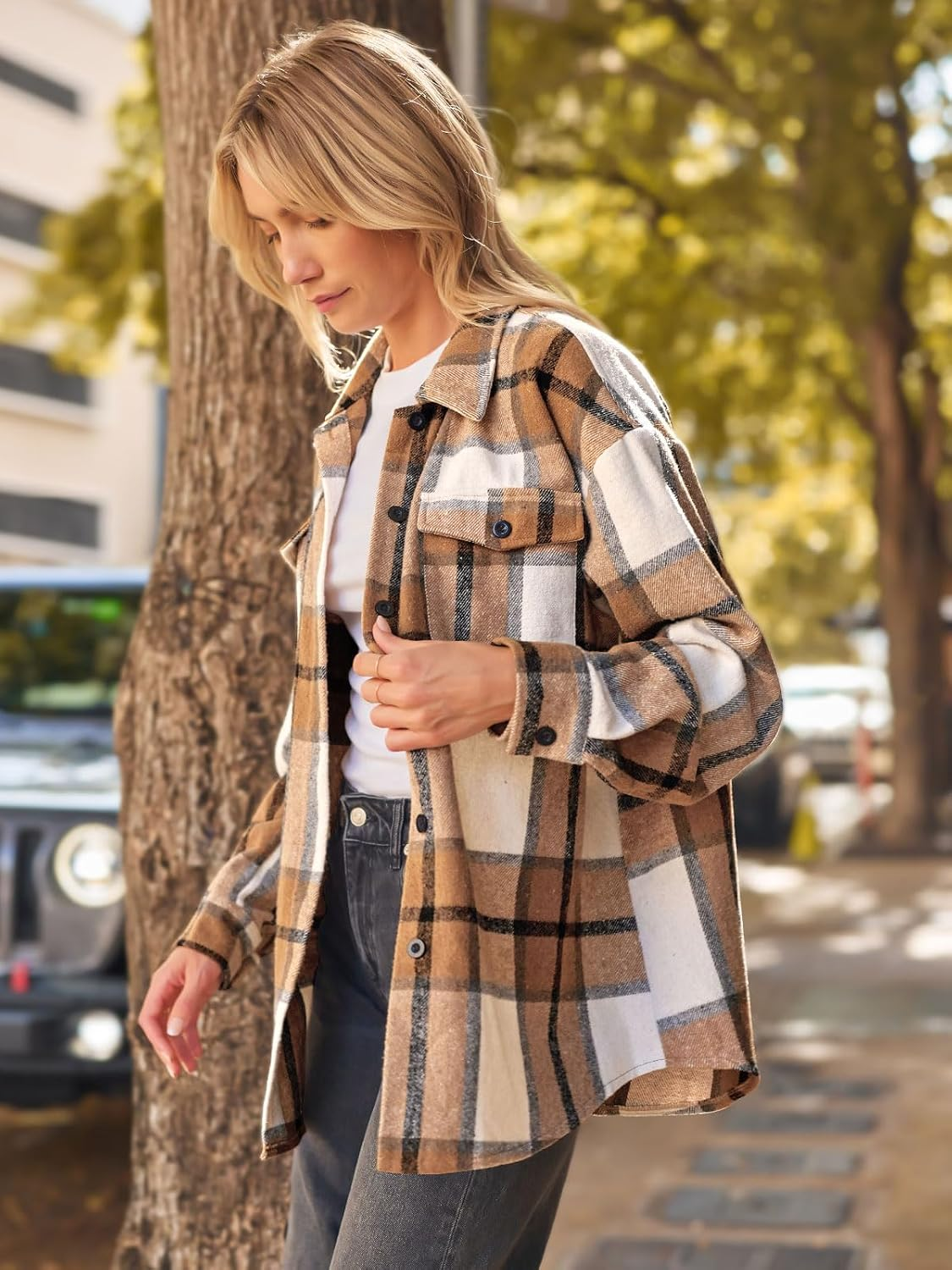 Monica Flannel Blouse
