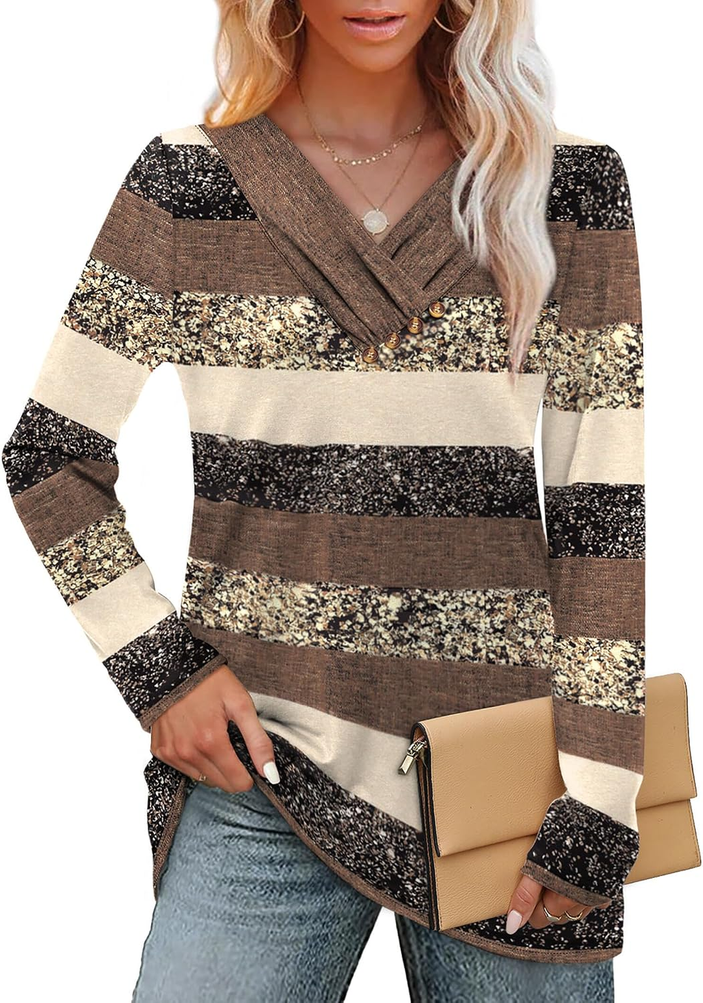 Scarlet Button-Down Blouse